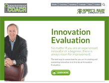 Tablet Screenshot of innovationcoach.com